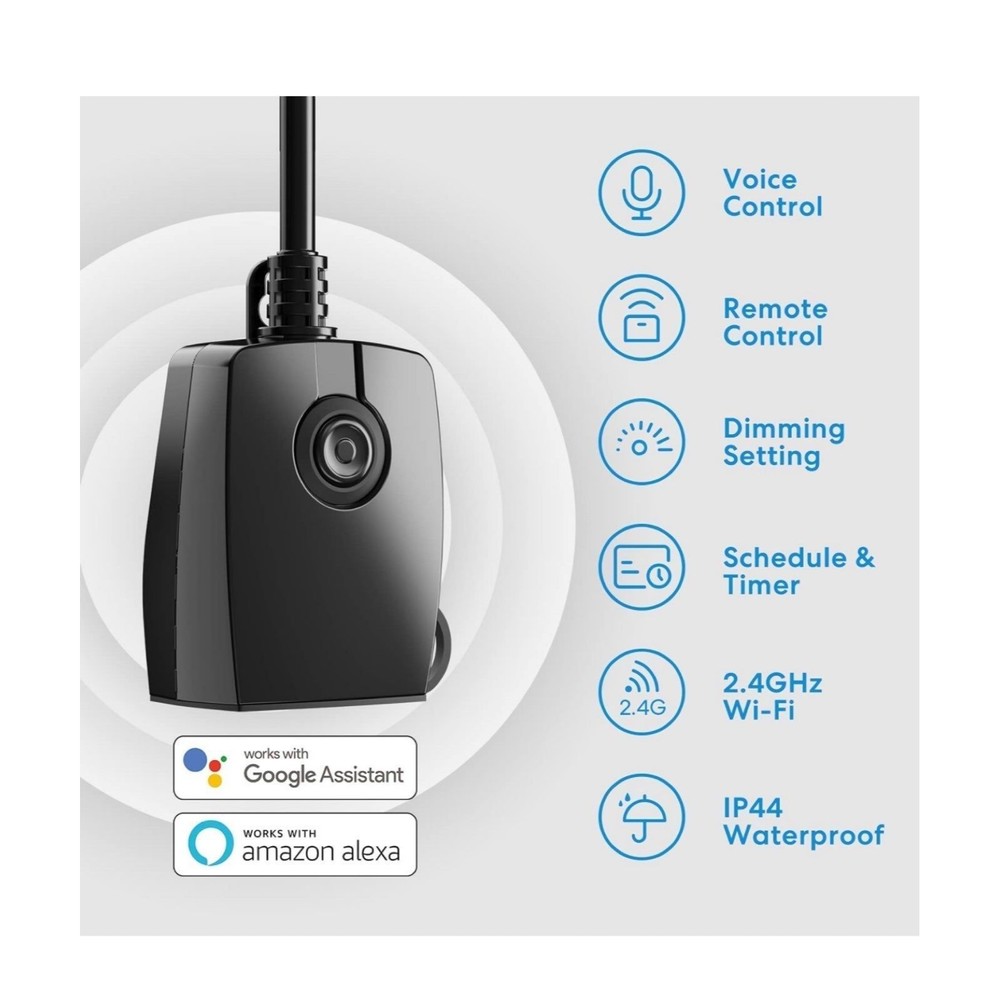 Meross Smart Outdoor Dimmer Plug Waterproof - Picture 3 of 9